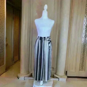 Multi Pinstripe Wide Leg Pants